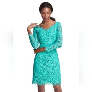 Lilly Pulitzer Turquoise Lace Dress